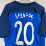 2016/17 FRANCE MBAPPE #20 HOME SHIRT (XL) NIKE