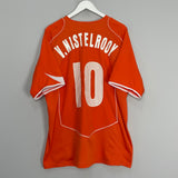 2004/06 NETHERLANDS V.NISTELROOY #10 HOME SHIRT (XL) NIKE