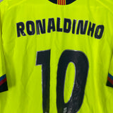 2005/06 BARCELONA RONALDINHO #10 AWAY SHIRT (L) NIKE