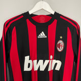 2008/09 AC MILAN GATTUSO #8 L/S HOME SHIRT (S) ADIDAS