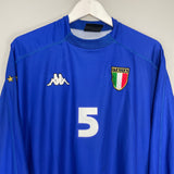 1998/99 ITALY #5 L/S HOME SHIRT (XXXL) KAPPA