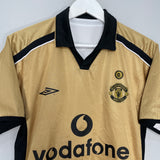 2001/02 MANCHESTER UNITED *CENTENARY* AWAY/THIRD SHIRT (S) UMBRO