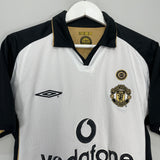 2001/02 MANCHESTER UNITED *CENTENARY* AWAY/THIRD SHIRT (S) UMBRO