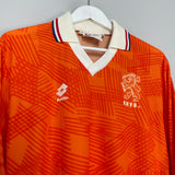 1992/93 NETHERLANDS L/S HOME SHIRT (M) LOTTO