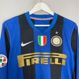 2008/09 INTER MILAN CAMBIASSO #19 L/S HOME SHIRT (M) NIKE