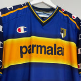 2002/03 PARMA NAKATA #10 HOME SHIRT (M) CHAMPION