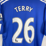 2009/10 CHELSEA TERRY #26 HOME SHIRT (M) ADIDAS