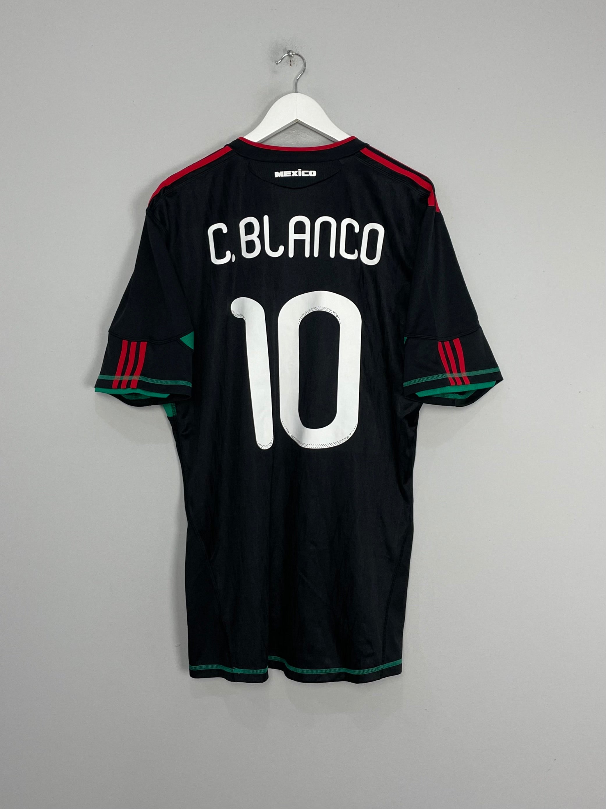 2010/11 MEXICO C.BLANCO #10 AWAY SHIRT (XL) ADIDAS