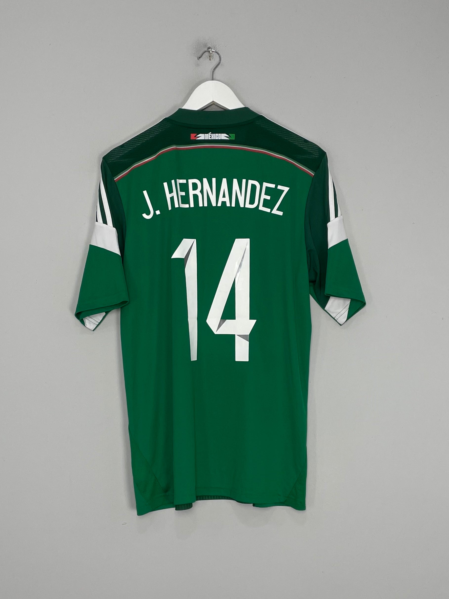 2014/15 MEXICO J.HERNANDEZ #14 HOME SHIRT (L) ADIDAS