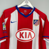 2007/08 ATLETICO MADRID KUN AGUERO #10 HOME SHIRT (M) NIKE