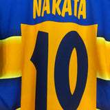 2002/03 PARMA NAKATA #10 HOME SHIRT (M) CHAMPION