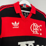 1991/92 FLAMENGO #10 HOME SHIRT (M) ADIDAS