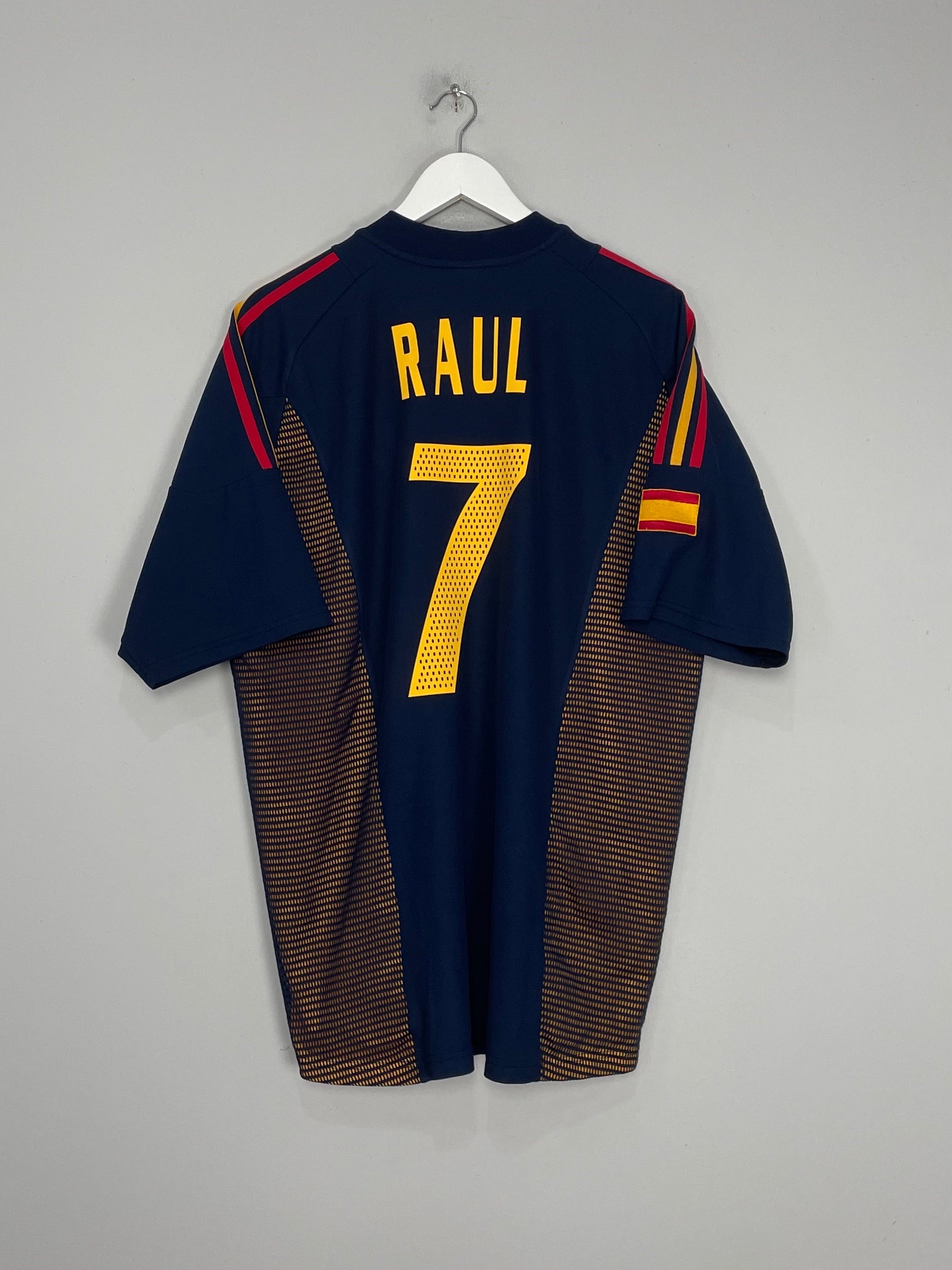 2002/04 SPAIN RAUL #7 THIRD SHIRT (XL) ADIDAS