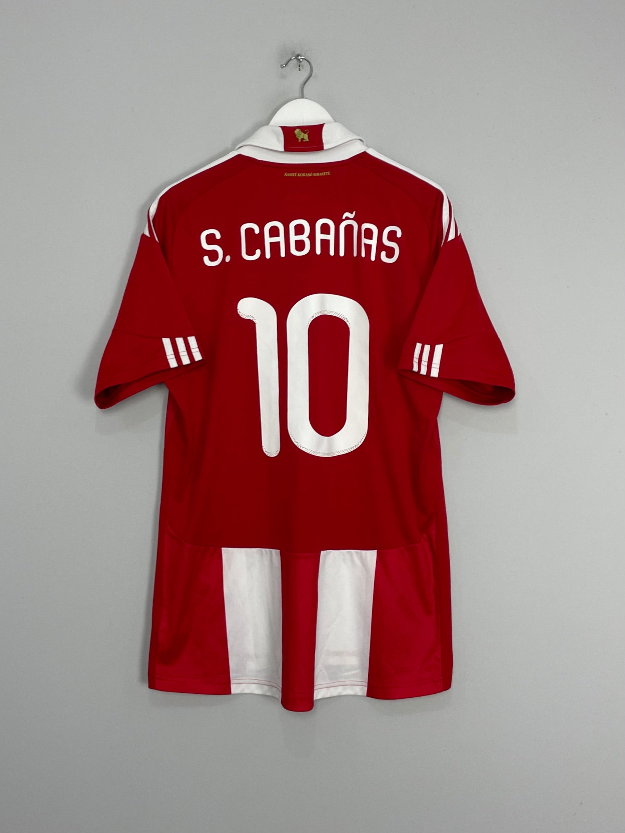 2010/11 PARAGUAY S.CABANAS #10 HOME SHIRT (L) ADIDAS