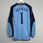 2002/03 ENGLAND SEAMAN #1 GK SHIRT (L) UMBRO