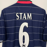 1999/00 MANCHESTER UNITED STAM #6 AWAY SHIRT (L) UMBRO