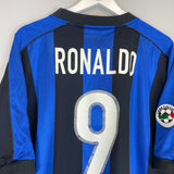 2000/01 INTER MILAN RONALDO #9 *BNWT* HOME SHIRT (L) NIKE