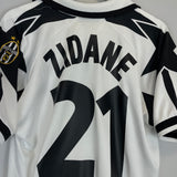 1998/99 JUVENTUS ZIDANE #21 AWAY SHIRT (L) KAPPA