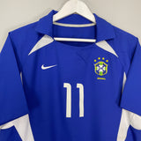 2002/04 BRAZIL RONALDINHO #11 AWAY SHIRT (S) NIKE