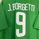 2003/04 MEXICO J.BORGHETTI #9 HOME SHIRT (XL) NIKE