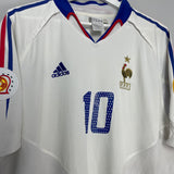 2004/06 FRANCE ZIDANE #10 AWAY SHIRT (XL) ADIDAS