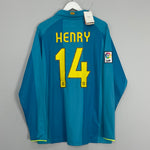 2007/08 BARCELONA *BNWT* HENRY #14 L/S AWAY SHIRT (L) NIKE