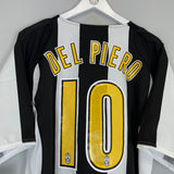 2004/05 JUVENTUS DEL PIERO #10 *BNWT* HOME SHIRT (XL) NIKE