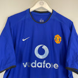 2002/03 MANCHESTER UNITED BECKHAM #7 THIRD SHIRT (XL) NIKE