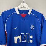 2001/02 RANGERS HOME SHIRT (XL) NIKE