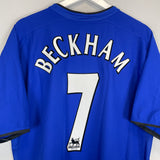 2002/03 MANCHESTER UNITED BECKHAM #7 THIRD SHIRT (XL) NIKE