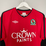 2010/11 BLACKBURN ROVERS PEDERSEN #12 AWAY SHIRT (L) UMBRO