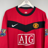 2009/10 MANCHESTER UNITED GIGGS #11 L/S HOME SHIRT (XXXL) NIKE