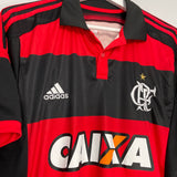 2014/15 FLAMENGO HOME SHIRT (XL) ADIDAS