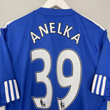 2009/10 CHELSEA ANELKA #39 HOME SHIRT (L) ADIDAS