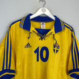 1998/99 SWEDEN #10 HOME SHIRT (L) ADIDAS