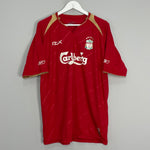 2005/06 LIVERPOOL HOME SHIRT (L) REEBOK