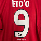 2000/01 REAL MALLORCA ETO'O #9 HOME SHIRT (XL) JOHN SMITH