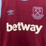 2020/21 WEST HAM HOME SHIRT (M) UMBRO