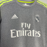 2015/16 REAL MADRID RONALDO #7 L/S AWAY SHIRT (M) ADIDAS