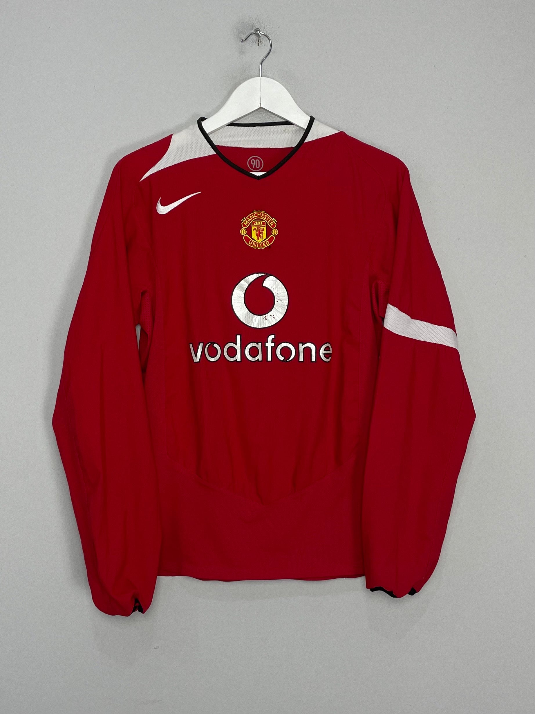 2004/06 MANCHESTER UNITED L/S HOME SHIRT (L) NIKE