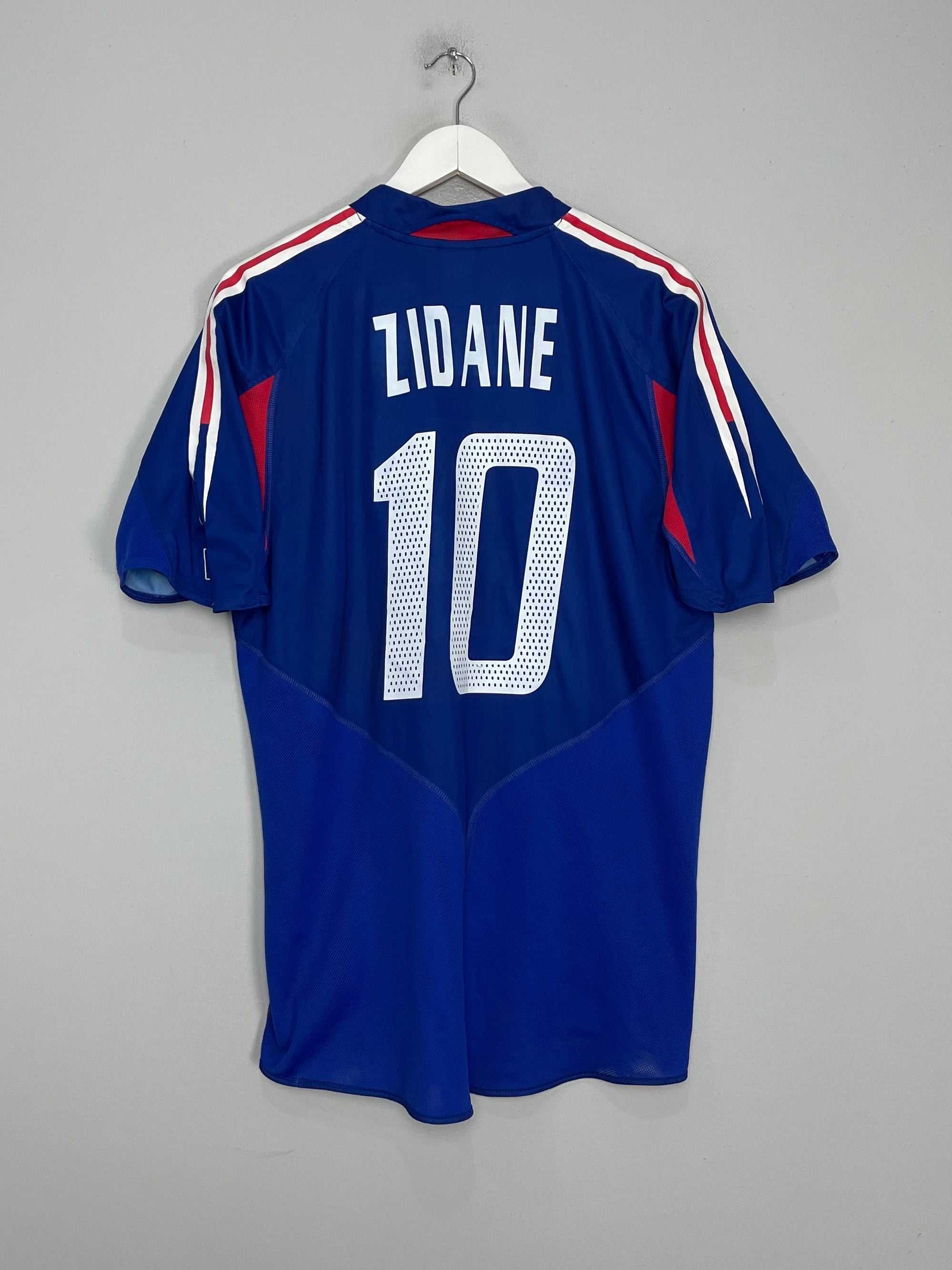 CULT KITS - 2004/06 FRANCE ZIDANE #10 HOME SHIRT (L) ADIDAS – Cult Kits