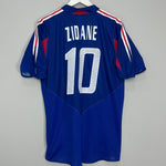 2004/06 FRANCE ZIDANE #10 HOME SHIRT (L) ADIDAS