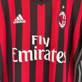 2016/17 AC MILAN HOME SHIRT (M) ADIDAS