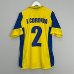 2003/04 COLOMBIA I.CORDOVA #2 HOME SHIRT (L) LOTTO