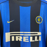 1999/00 INTER MILAN RONALDO #9 HOME SHIRT (XL) NIKE