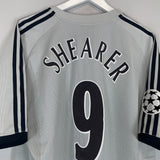 2002/03 NEWCASTLE SHEARER #9 C/L AWAY SHIRT (XL) ADIDAS