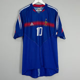 2004/06 FRANCE ZIDANE #10 HOME SHIRT (XL) ADIDAS