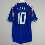 2004/06 FRANCE ZIDANE #10 HOME SHIRT (XL) ADIDAS