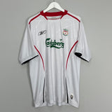 2005/06 LIVERPOOL GERRARD #8 AWAY SHIRT (L) REEBOK