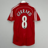 2007/08 LIVERPOOL GERRARD #8 HOME SHIRT (S) ADIDAS